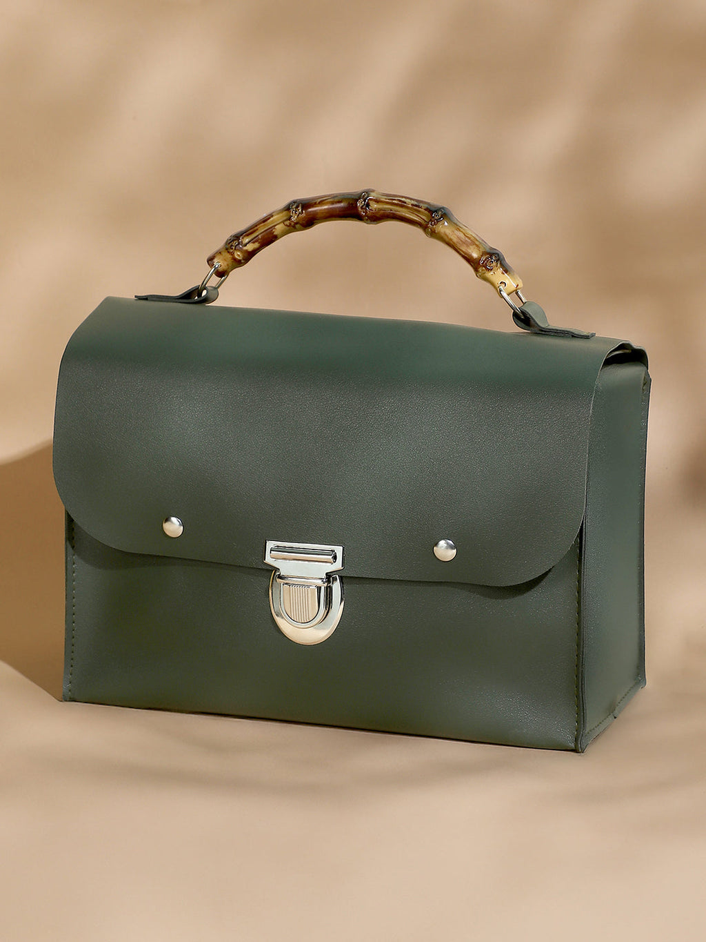 The Médecin Hand Bag - Seaweed Green
