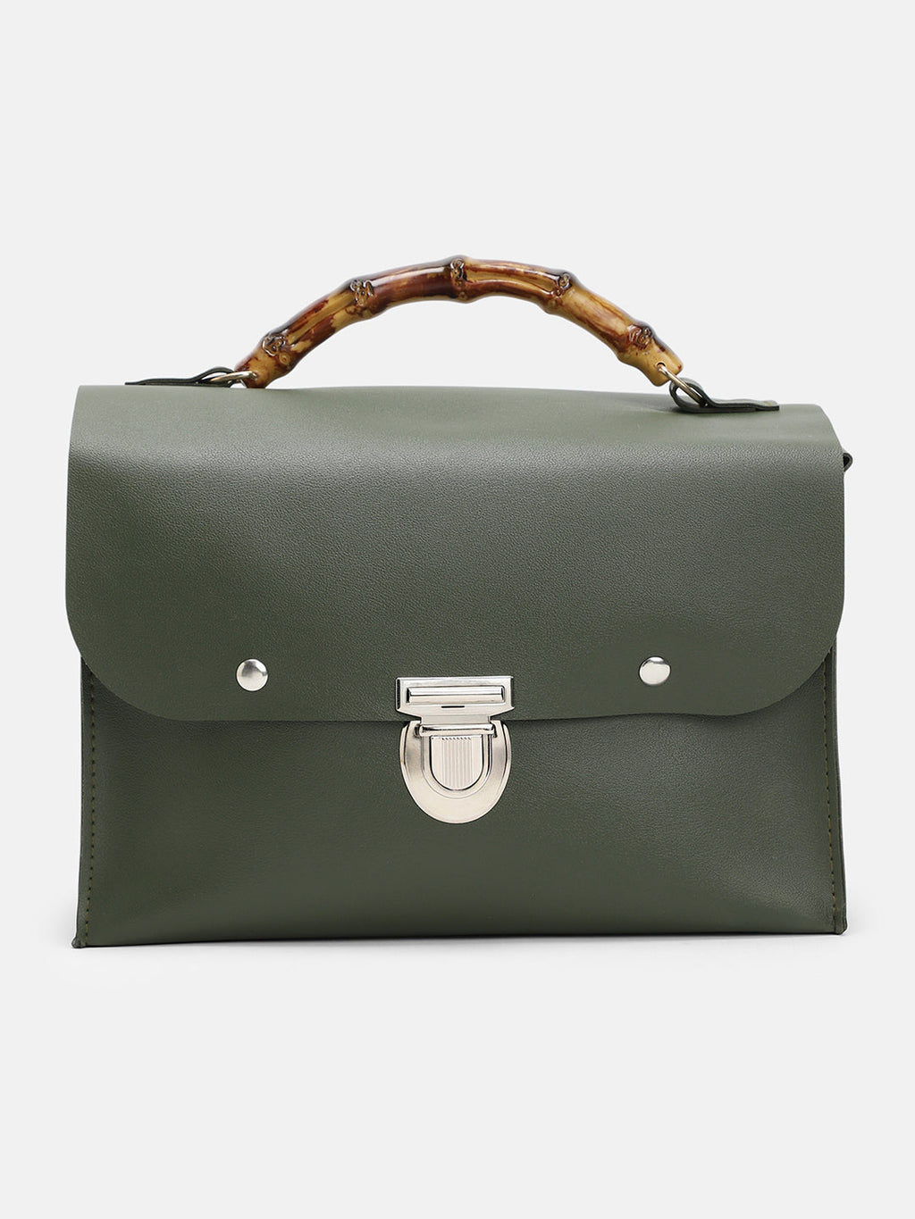 The Médecin Hand Bag - Seaweed Green