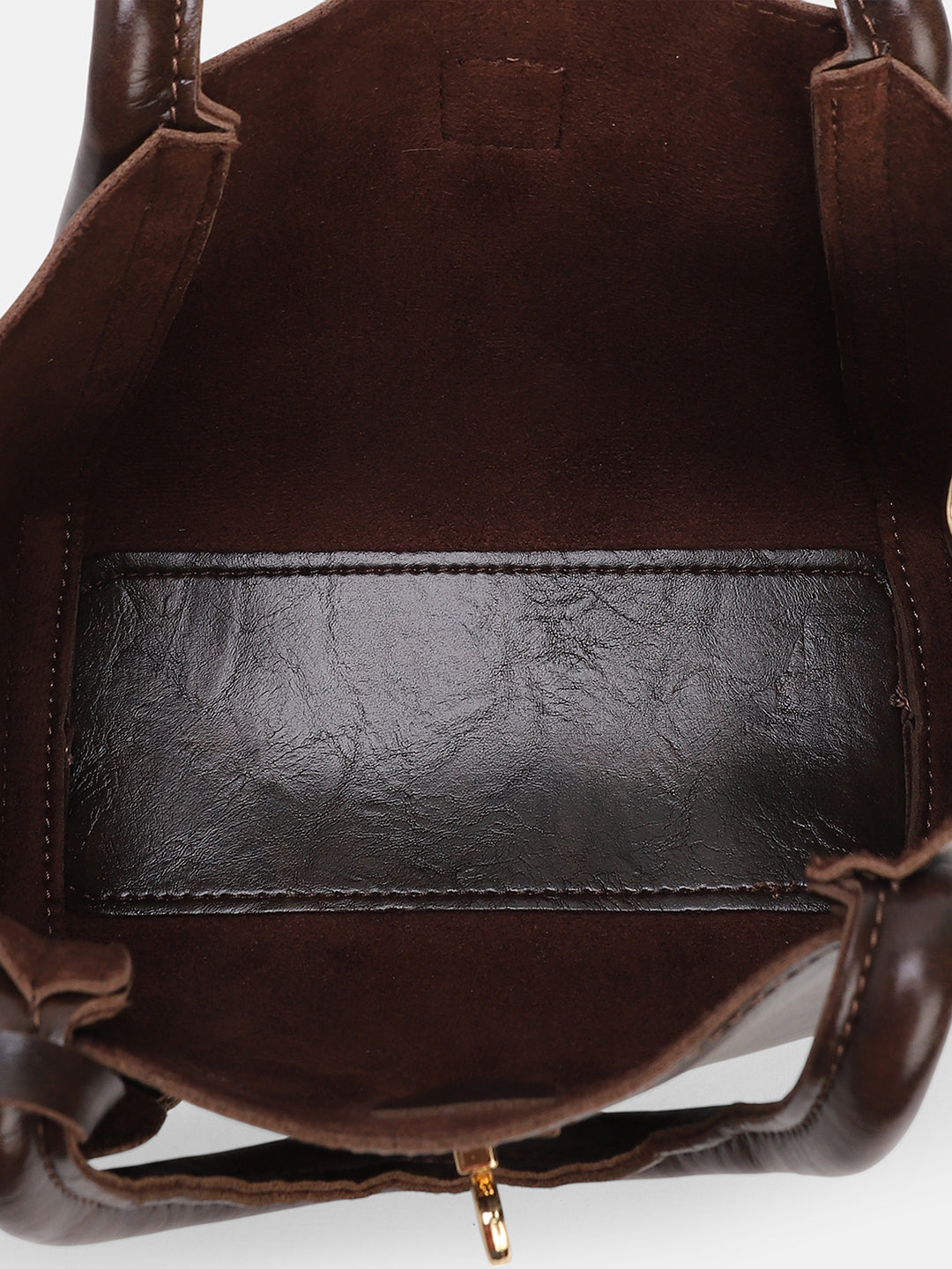 The Galleria Hand Bag - Coffee Brown
