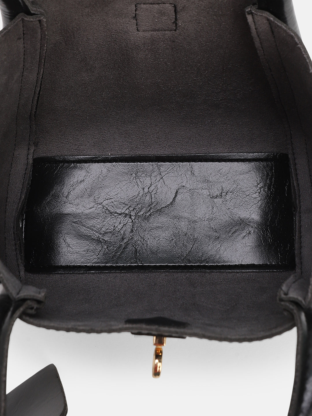 The Galleria Hand Bag With Pouch - Onyx Black