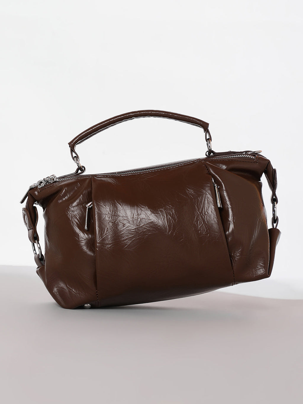 The Clairemont Hand Bag - Mocha Brown