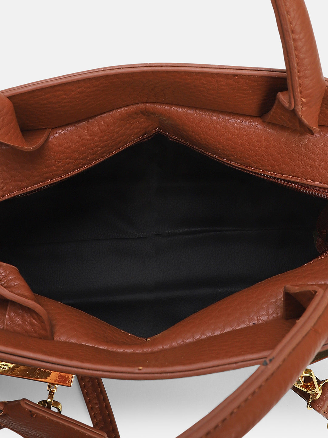 The Large Meridian Hand Bag - Russet Brown
