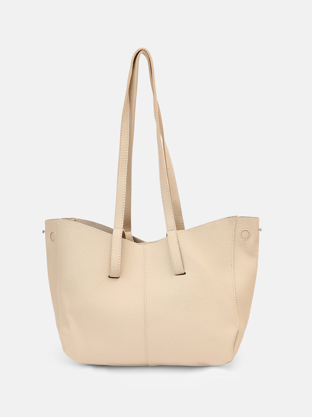 The Medium Illumé Tote Bag With Pouch - Saltbox Beige
