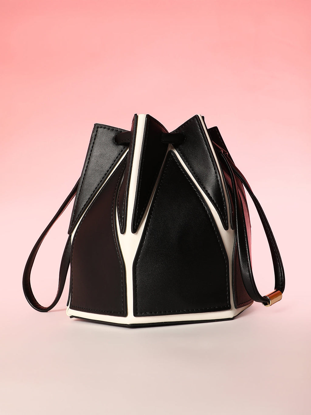 The Origami Bucket Bag - Onyx Black