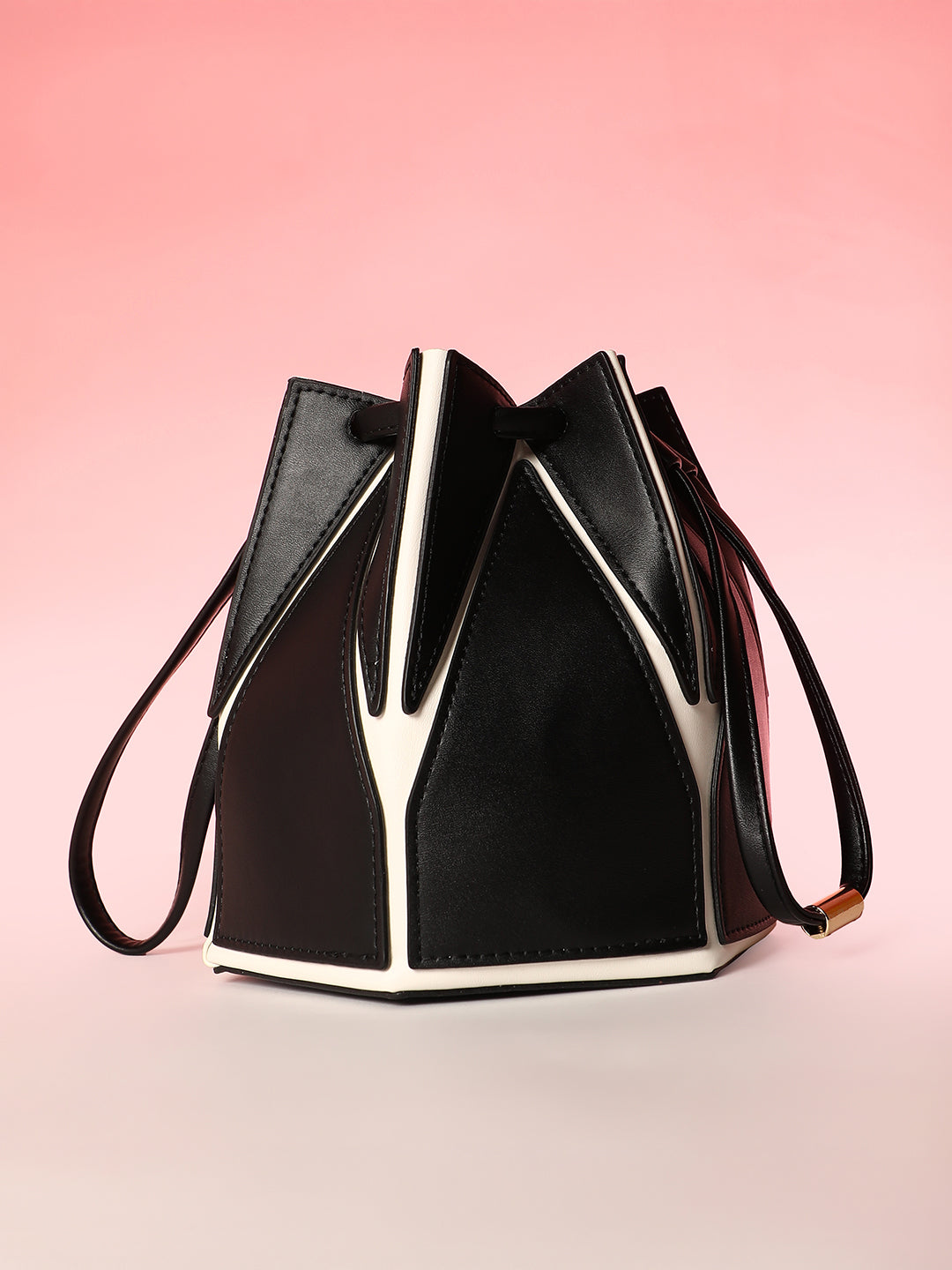 The Origami Bucket Bag - Onyx Black