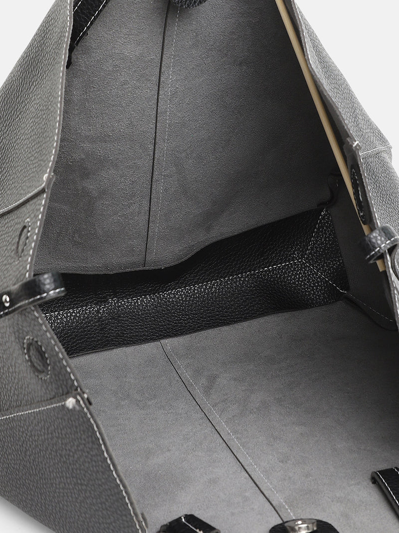 The Large Illumé Tote Bag With Pouch - Onyx Black