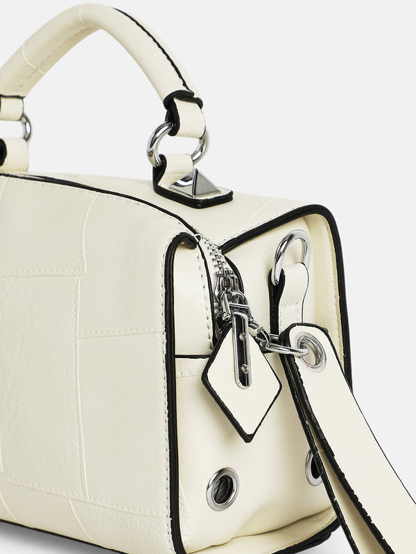 The Scale Camera Sling Bag - Cream White