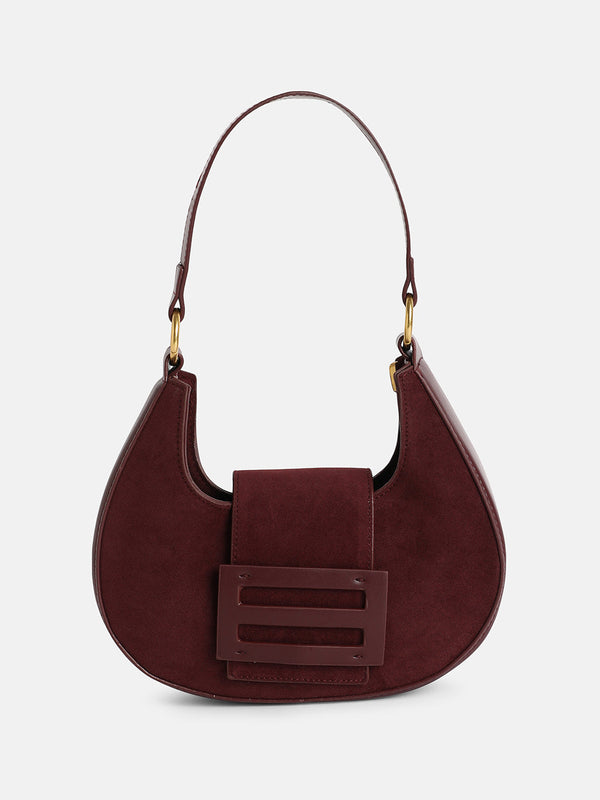 The Arcove Shoulder Bag - Cherry Red