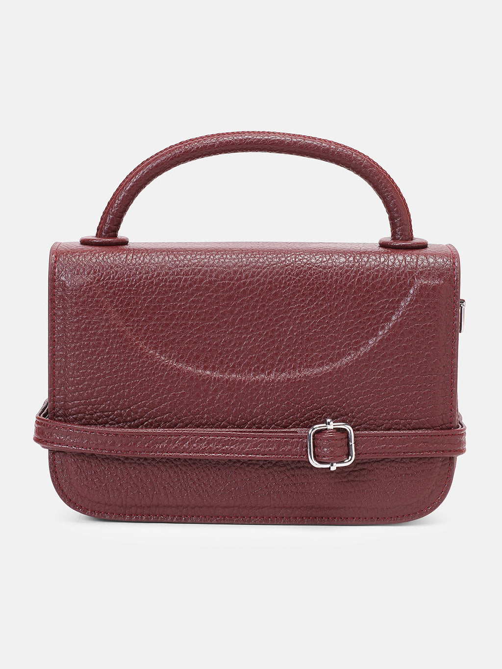 The Envelope-Box Hand Bag - Cherry Red