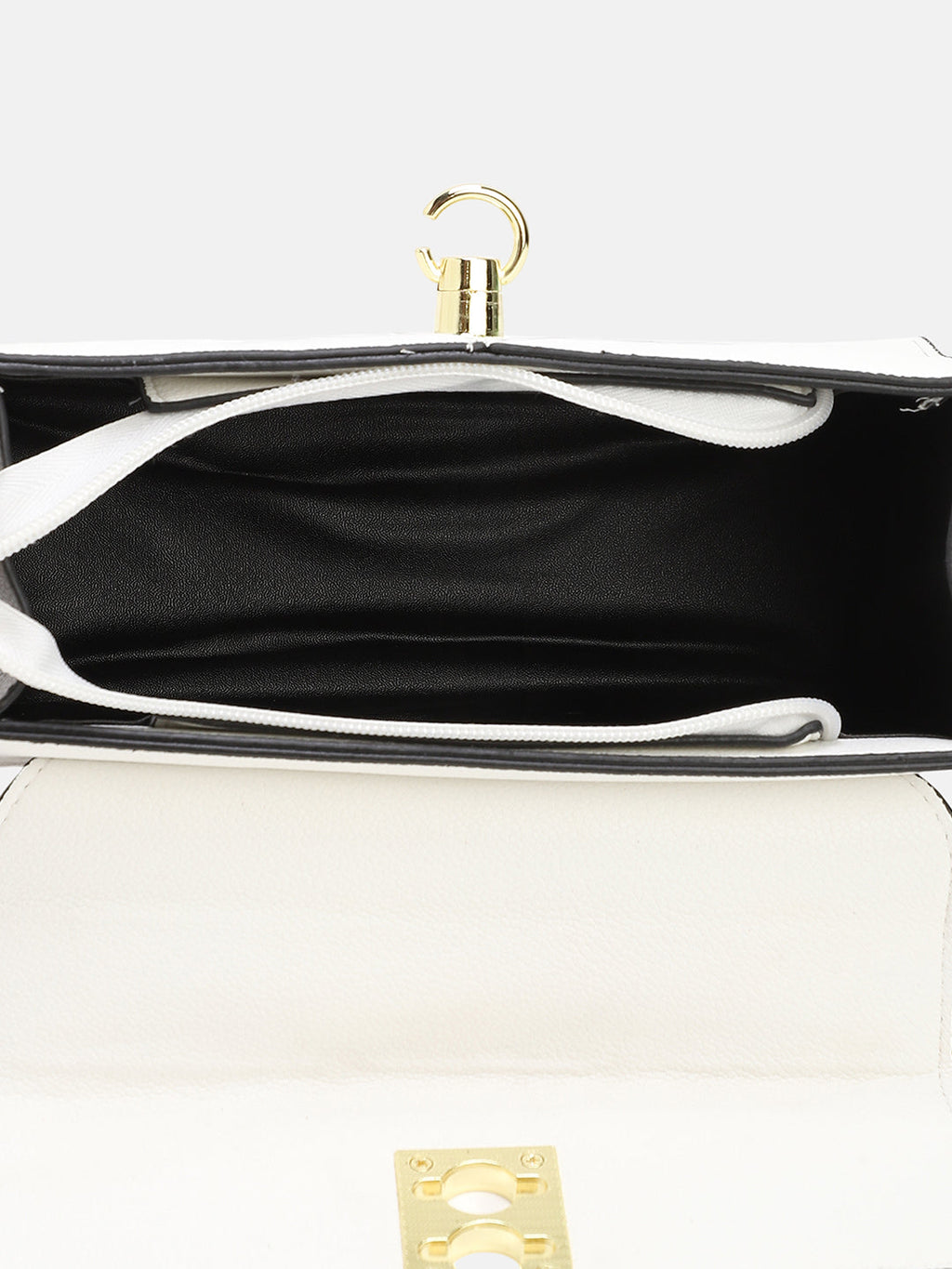 The Curatus Satchel Bag With Pouch - Moon Grey & Chalk White