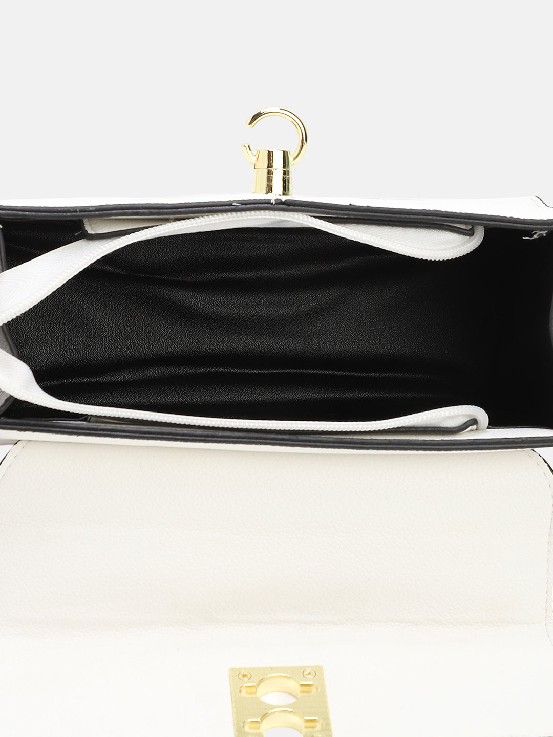 The Curatus Satchel Bag With Pouch - Moon Grey & Chalk White