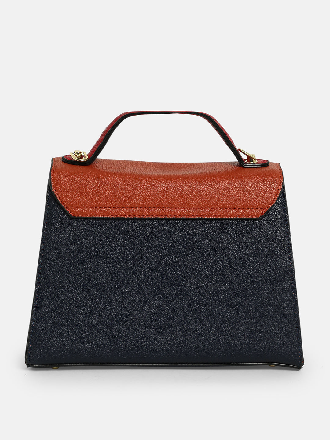 The Curatus Satchel Bag With Pouch - Sienna Brown & Obsidian Black