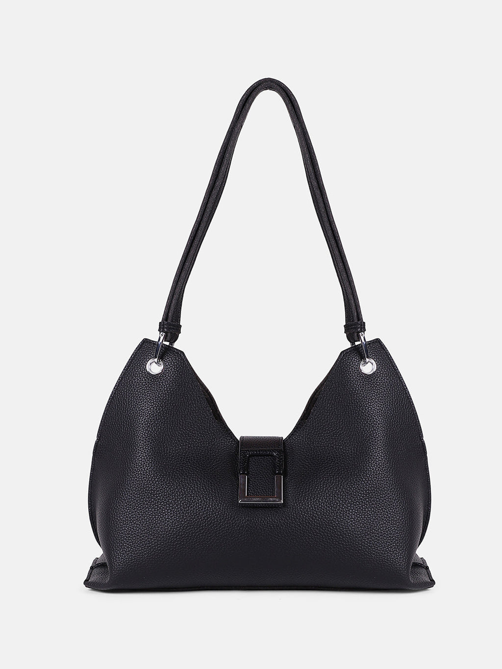 The Amelie Shoulder Bag - Onyx Black