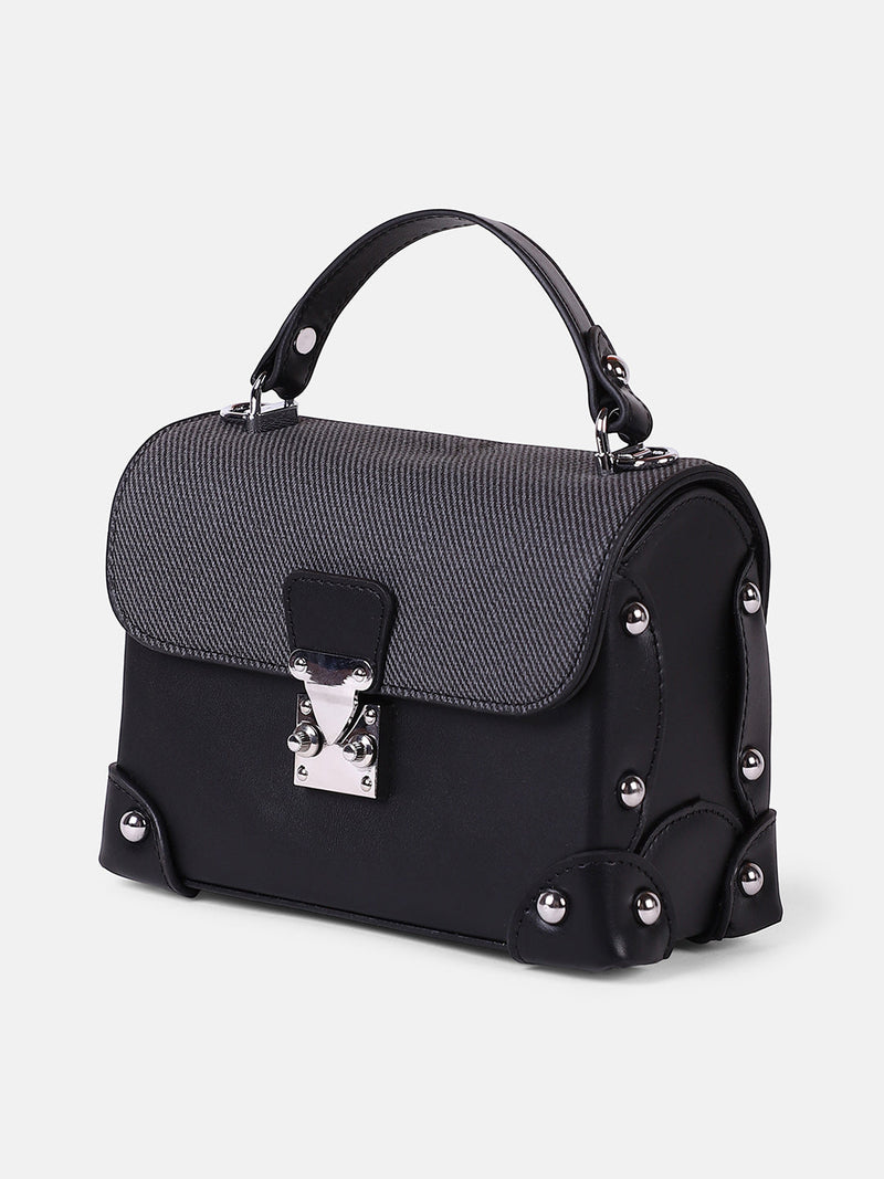 The Trunk Hand Bag - Onyx Black
