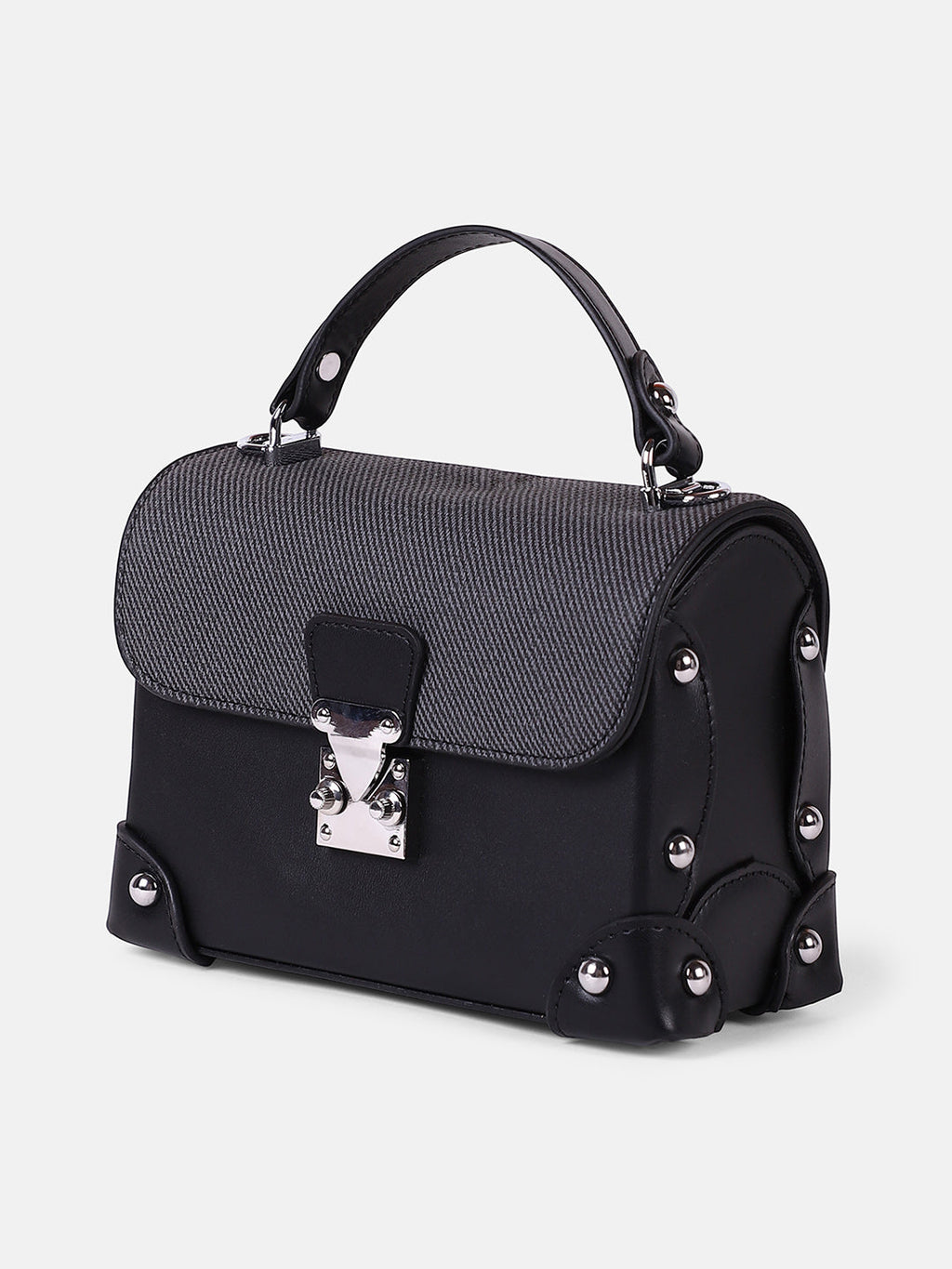 The Trunk Hand Bag - Onyx Black