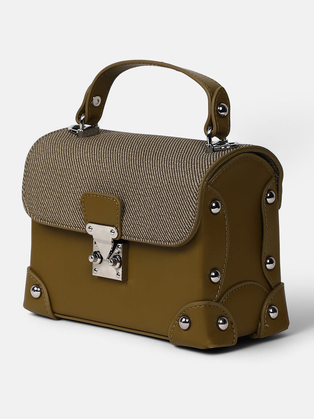 The Trunk Hand Bag - Olive Green