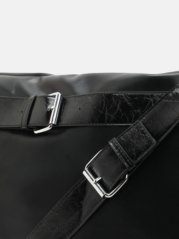 The Tang-Buckle Tote Bag - Onyx Black