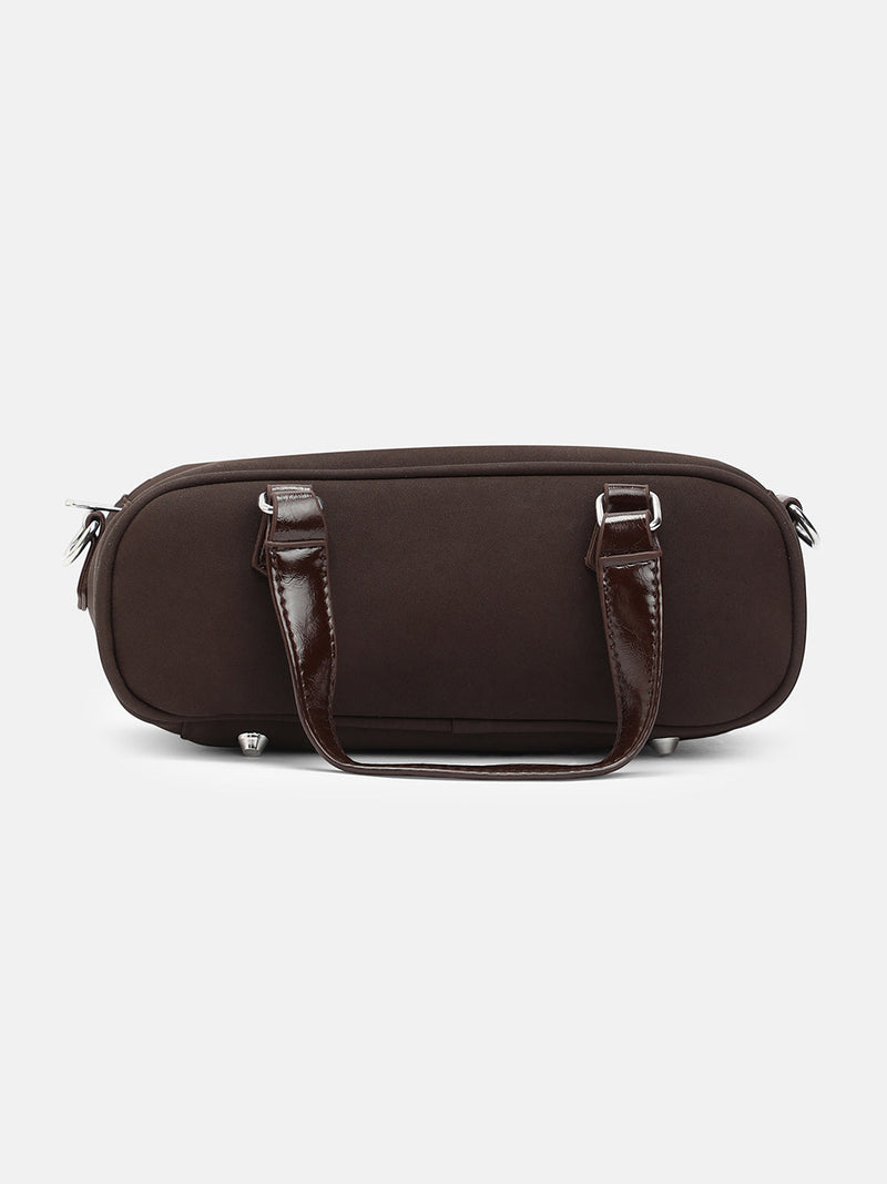 The Small Retro Bowling Bag - Coffee Brown