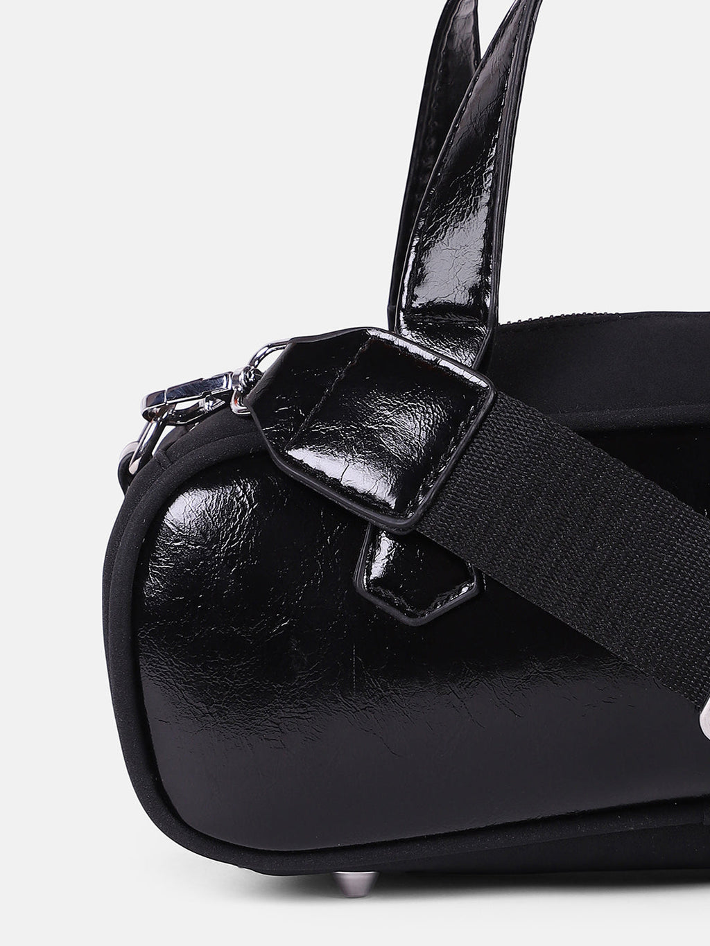 The Small Retro Bowling Bag - Onyx Black