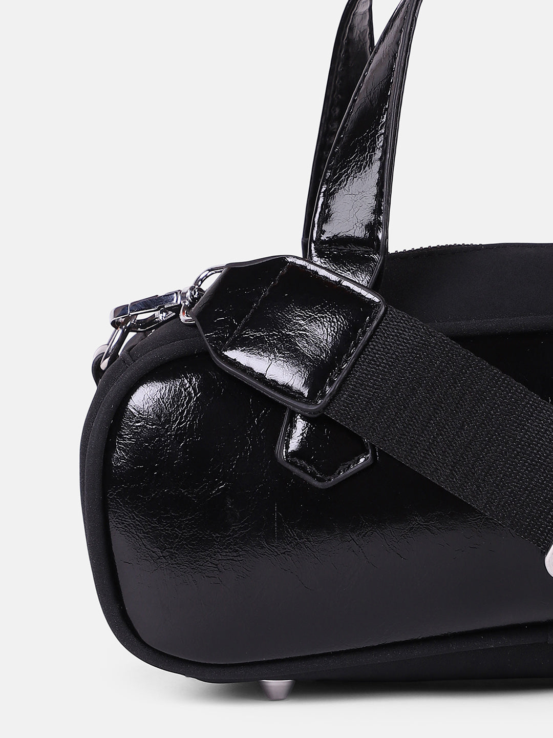 The Small Retro Bowling Bag - Onyx Black