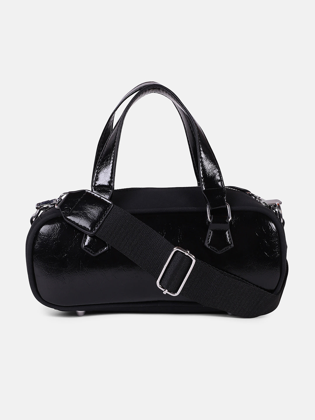 The Small Retro Bowling Bag - Onyx Black