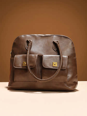 The Zénith Shoulder Bag - Chocolate Brown