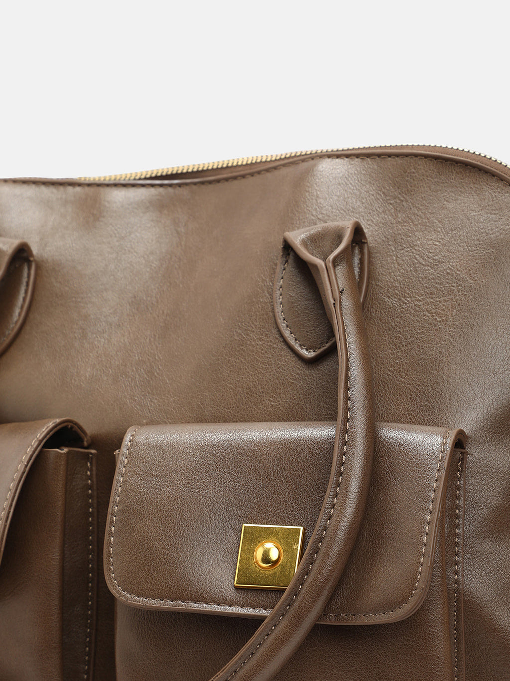The Zénith Shoulder Bag - Chocolate Brown