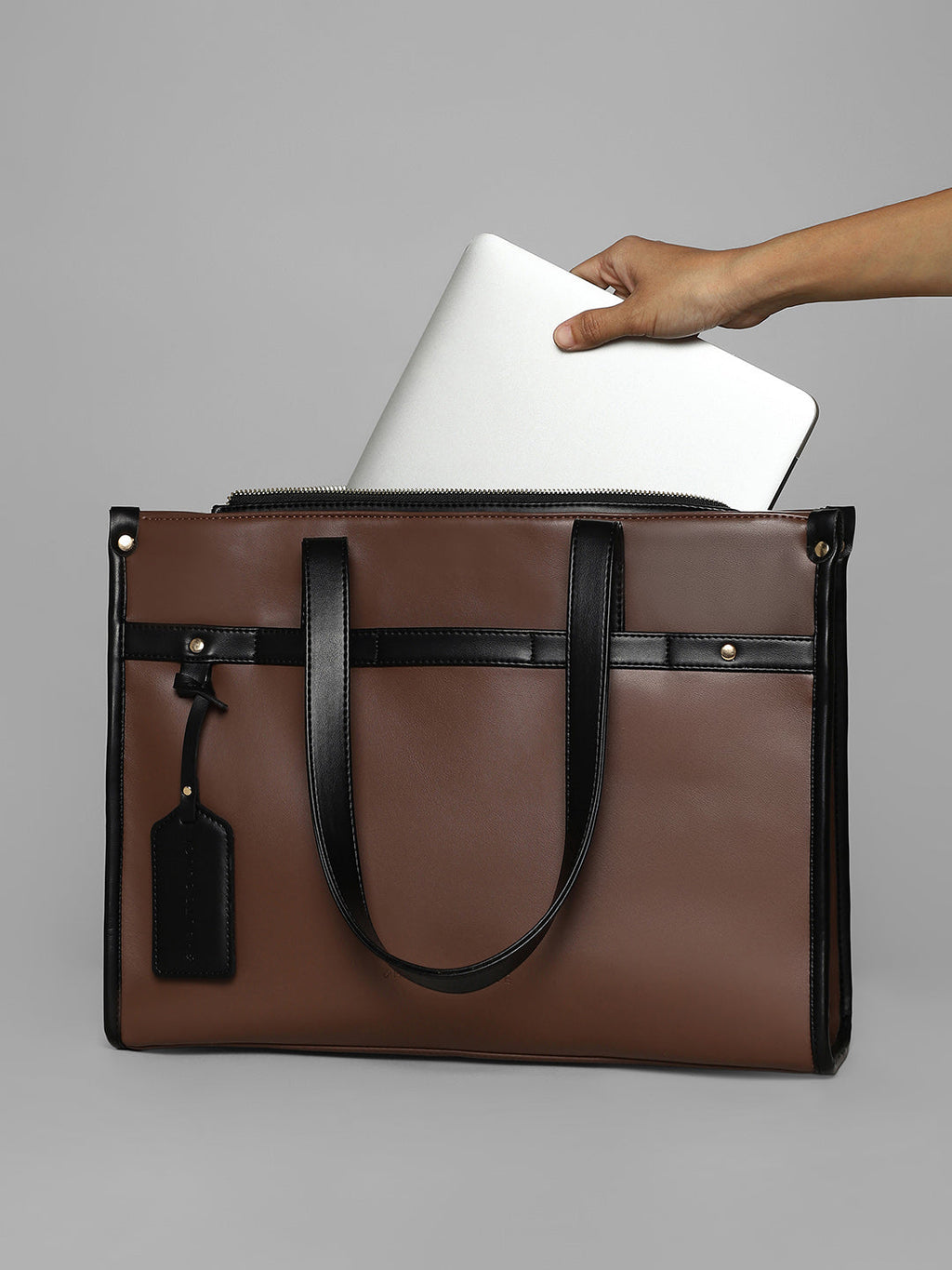 All-Day-Ally Office Bag - Chocolate Brown