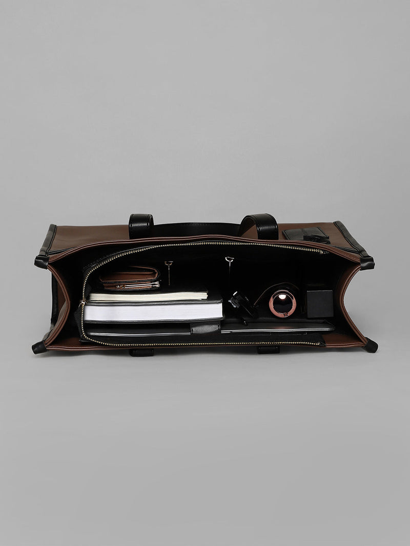 All-Day-Ally Office Bag - Chocolate Brown