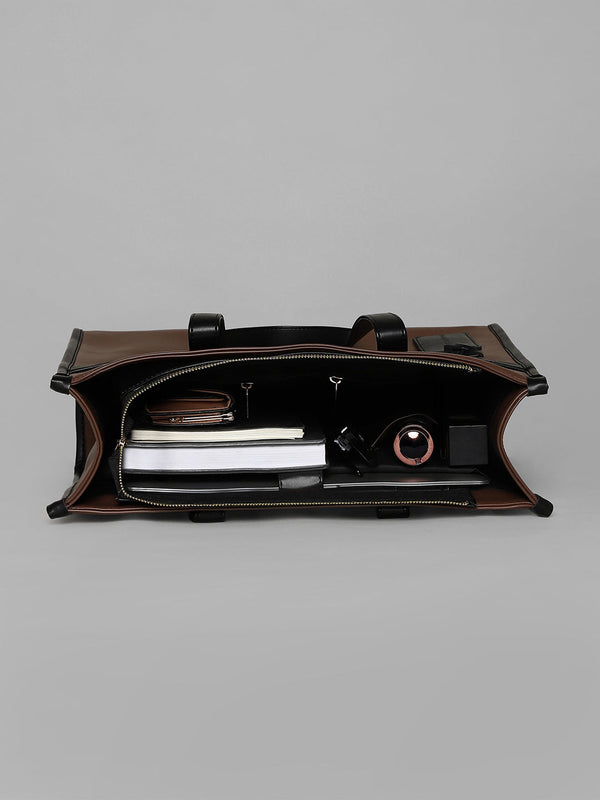 All-Day-Ally Office Bag - Chocolate Brown