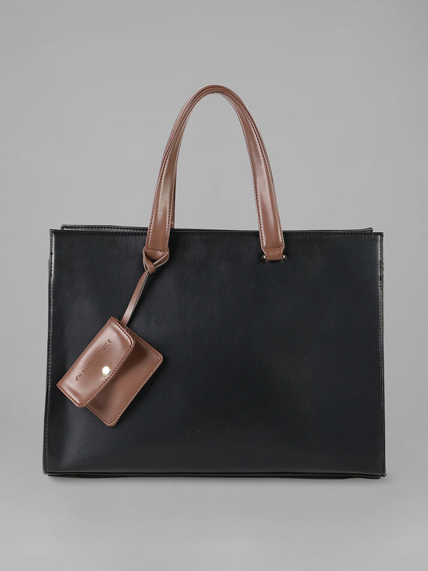 The Circadian Tote Office Bag-Midnight Black