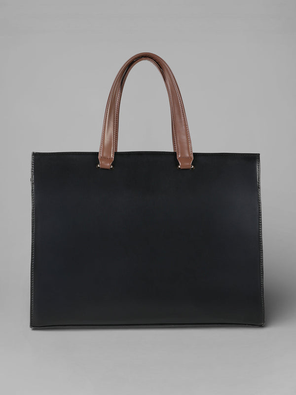 The Circadian Tote Office Bag-Midnight Black