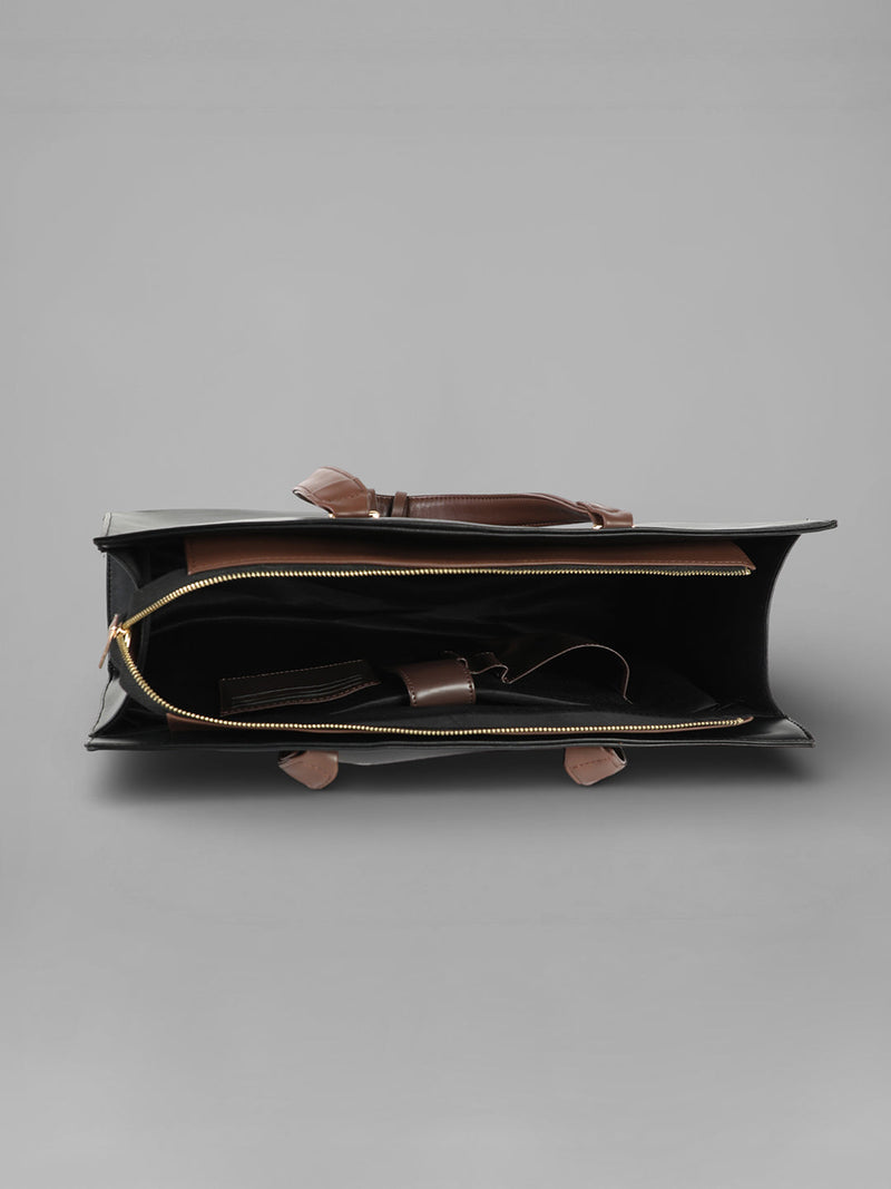 The Circadian Tote Office Bag-Midnight Black