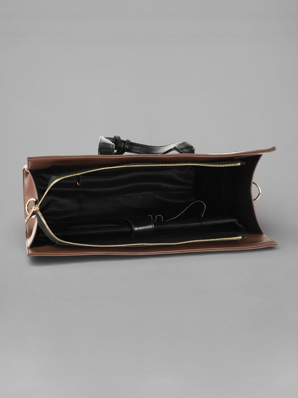 The Circadian Tote Office Bag-Chocolate Brown