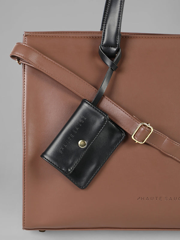 The Circadian Tote Office Bag-Chocolate Brown