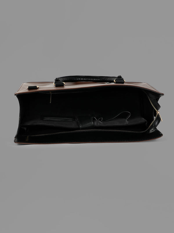 The Diurnal Tote Office Bag - Chocolate Brown