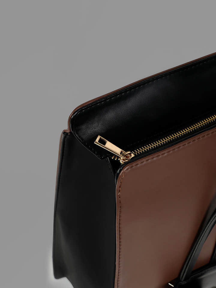 The Diurnal Tote Office Bag - Chocolate Brown