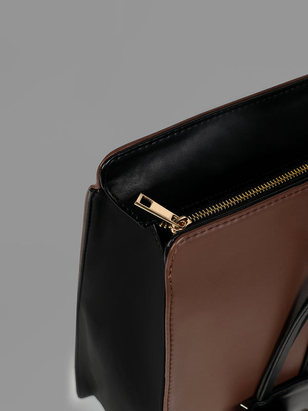 The Diurnal Tote Office Bag - Chocolate Brown