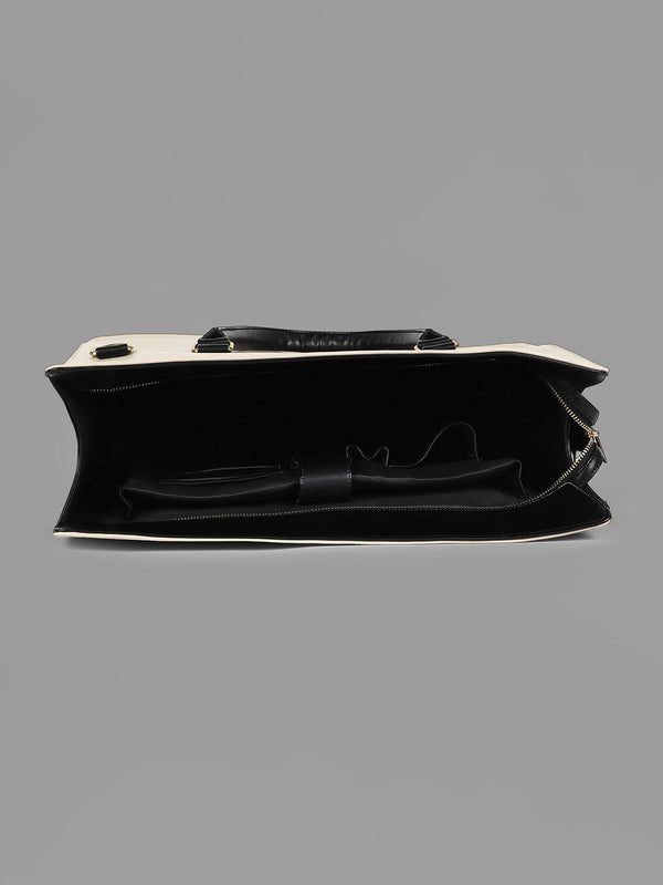 The Diurnal Tote Office Bag - Cream White