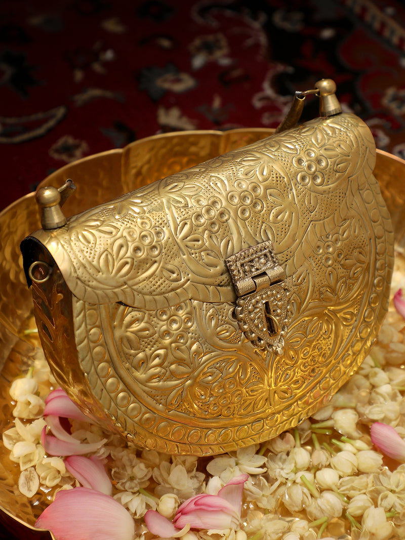 Nooré - Gold Handbag