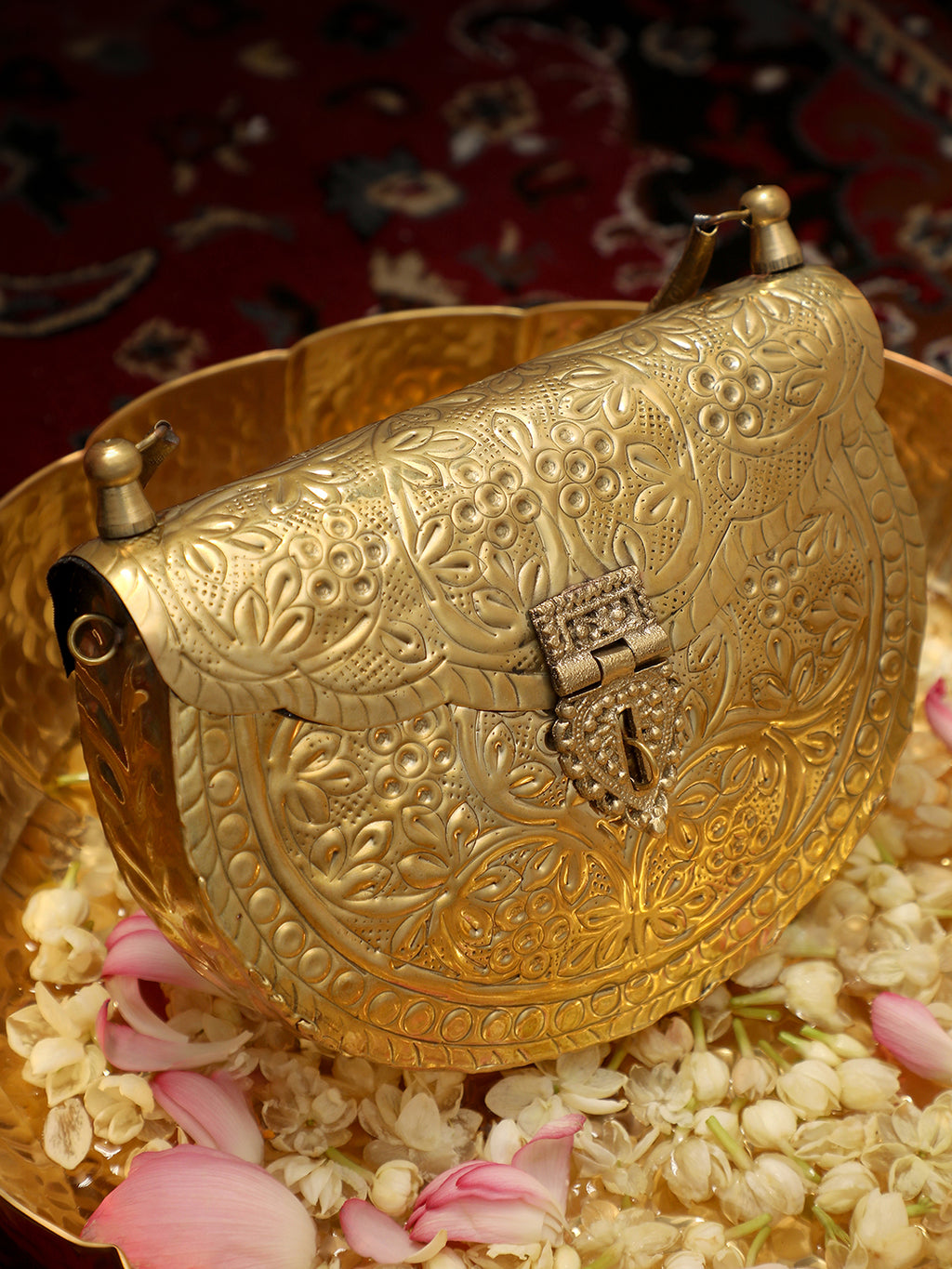 Nooré - Gold Handbag