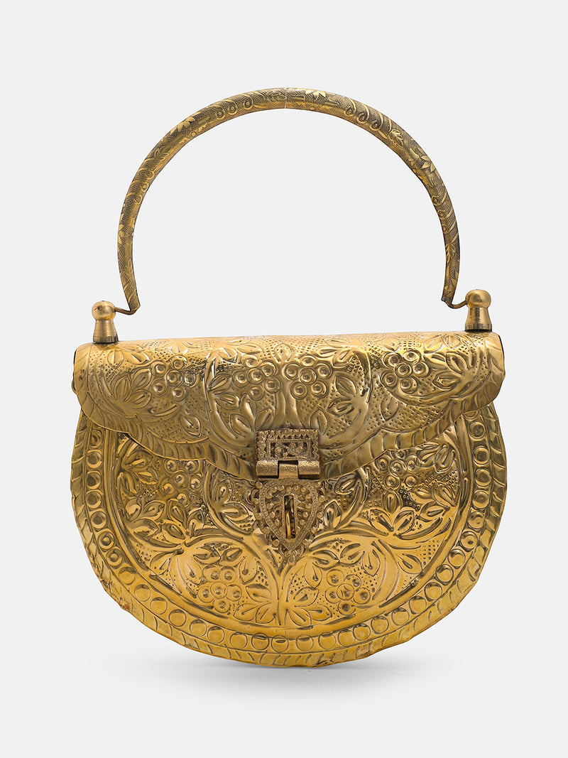 Nooré - Gold Handbag