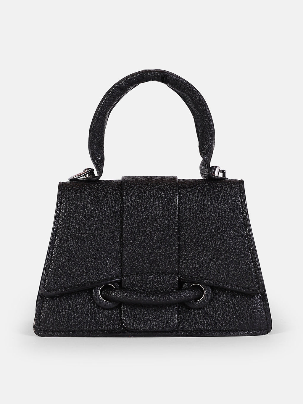 The Mini-Curve Hand Bag - Onyx Black