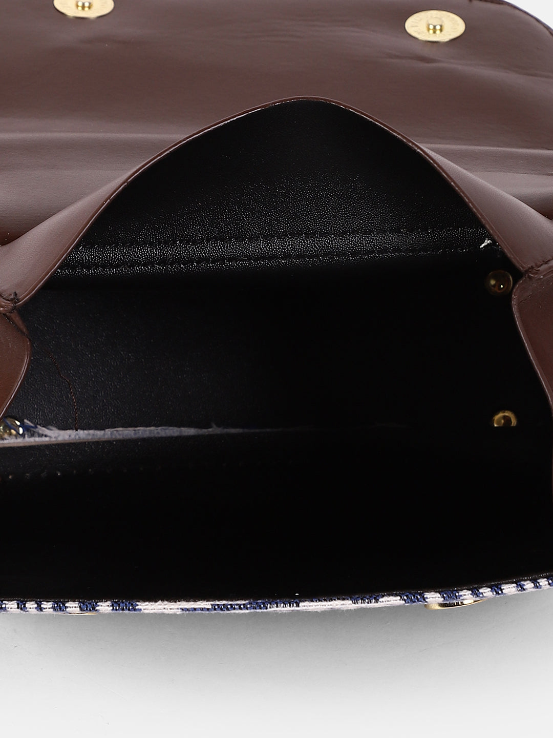 The Indie-Folk Backpack - Indigo Blue & Chocolate Brown