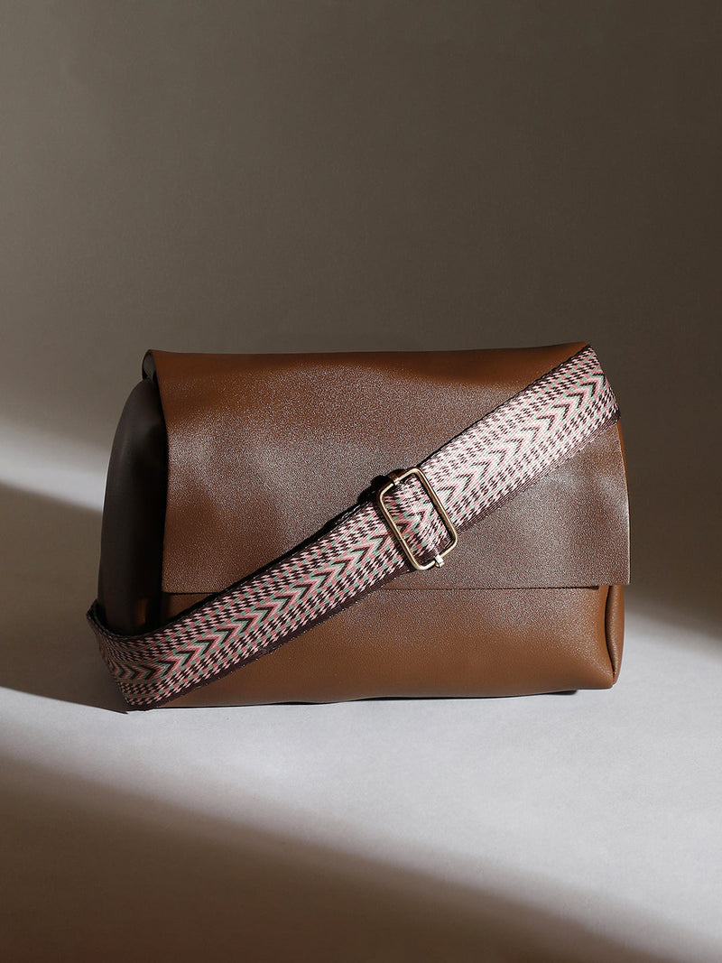 The Studio Sling Bag - Chocolate Brown