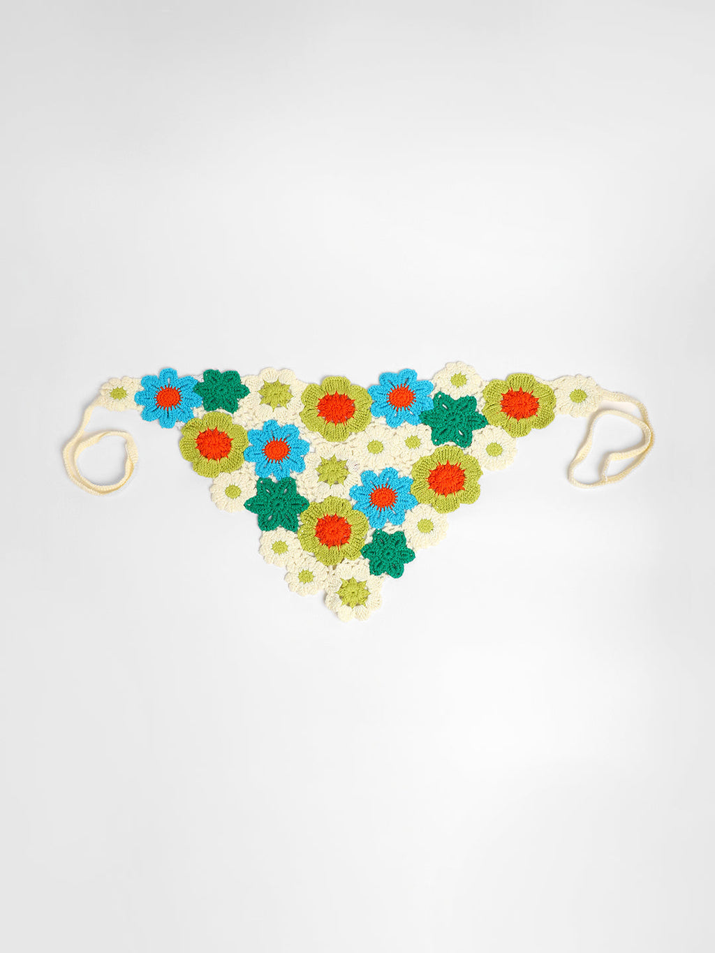 Daisy Crochet Head Scarf