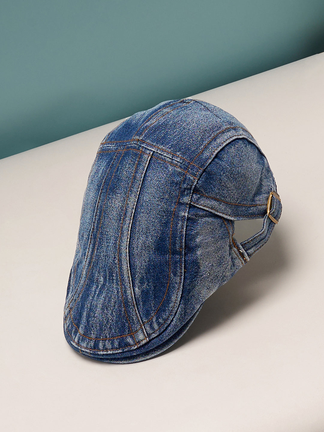 The Denim Driver Cap - Indigo Blue