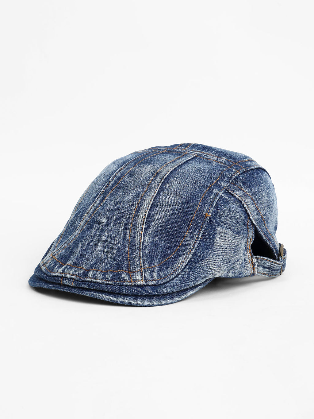 The Denim Driver Cap - Indigo Blue