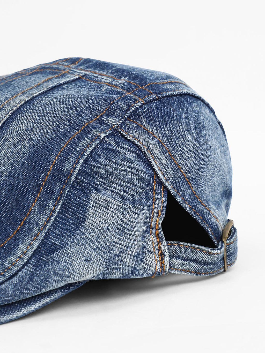 The Denim Driver Cap - Indigo Blue
