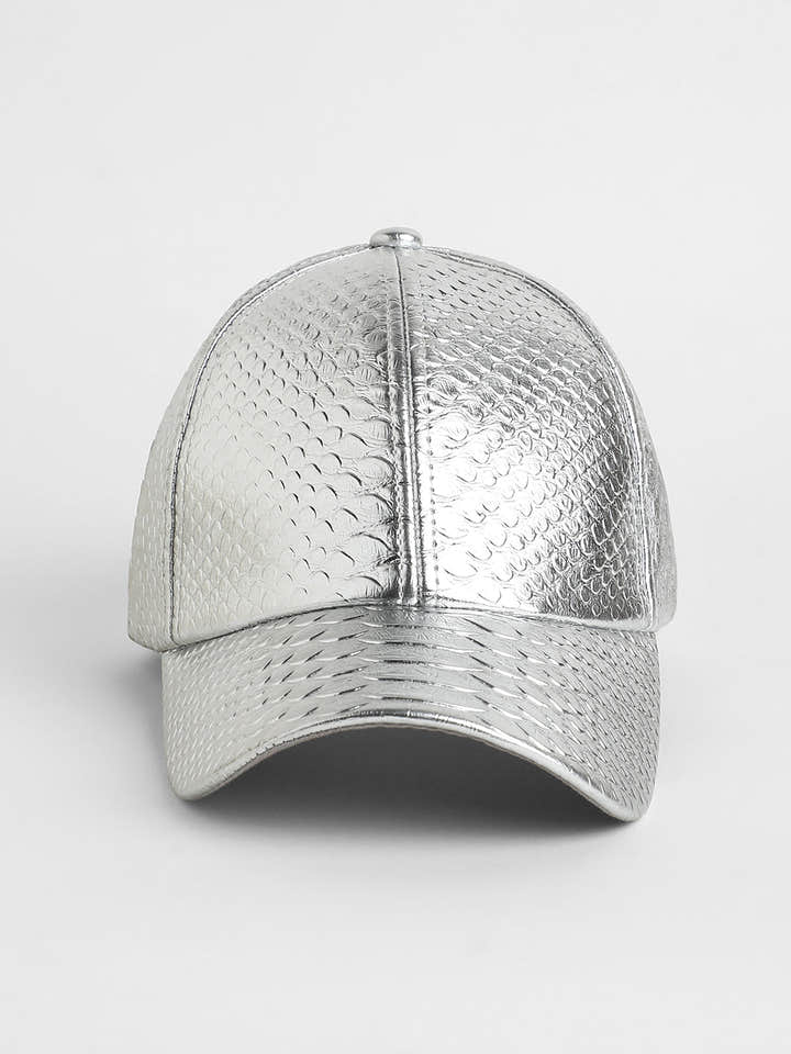 The Scale Baseball Cap - Metallic Silver